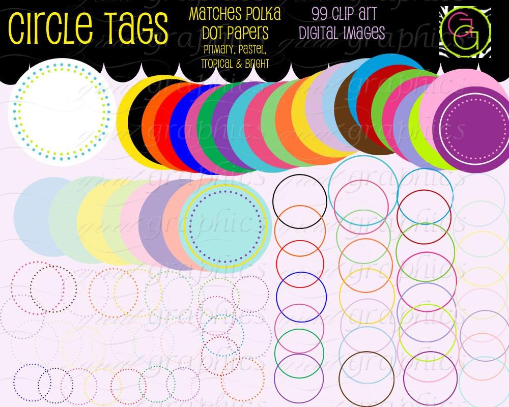 Circle Frame Digital Clipart Frame Clip Art Printable Dot Circle Clipart  Digital Frame Scrapbook Clip Art.