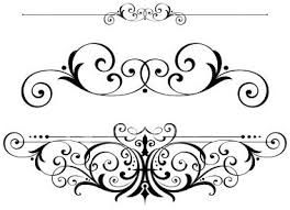 fancy scrolls scrollwork clipart vector fretwork swirls.