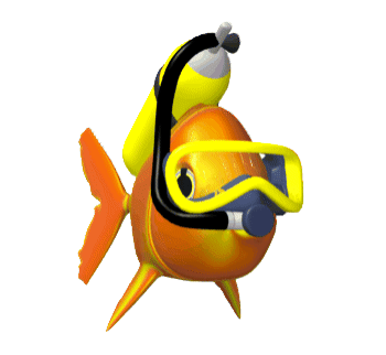 with scuba tank and mask rolling tank clipart Sticker GIF.