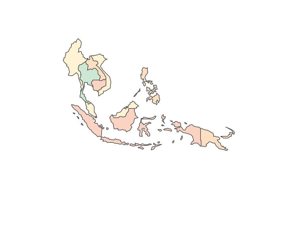 Southeast Asia Map Clip Art 9178