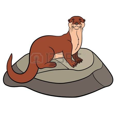 228 Sea Otter Stock Vector Illustration And Royalty Free Sea Otter.