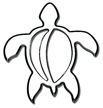 Turtle Line Drawing.
