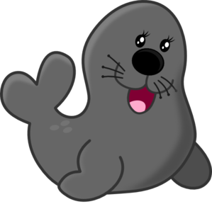 Circus Seal Clipart.