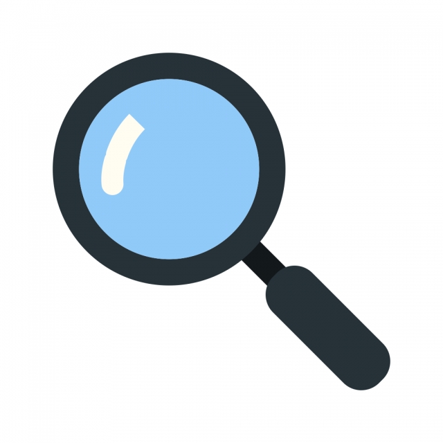 Find Vector Icon, Find Icon, Magnifying Glass Icon, Search.