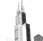 Sears Tower Clip Art.