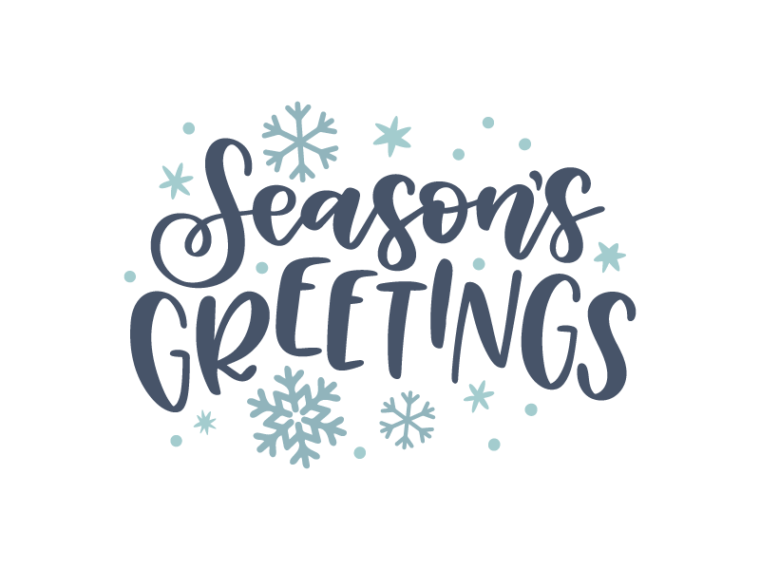 Seasons greetings.