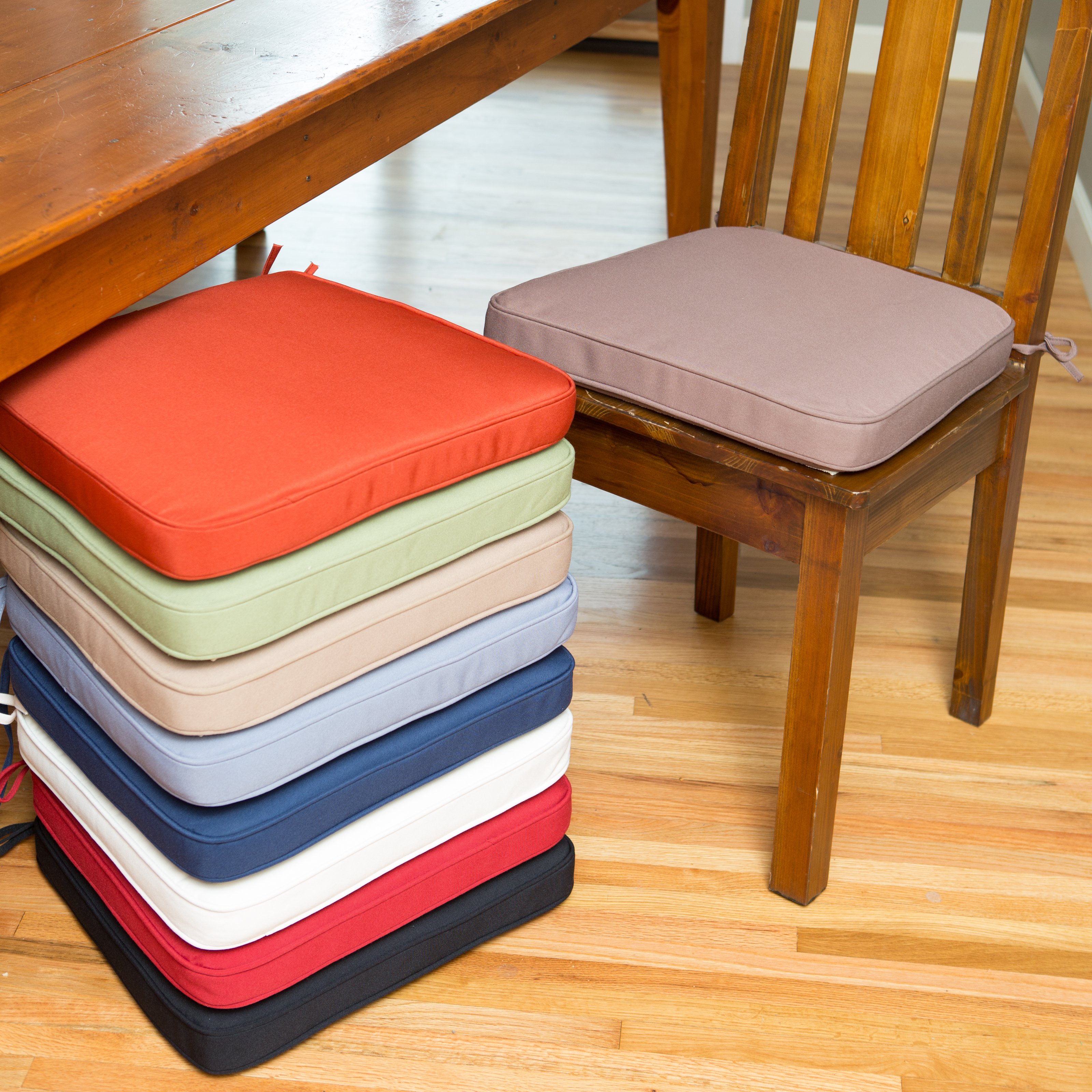 How to make kitchen chair cushions