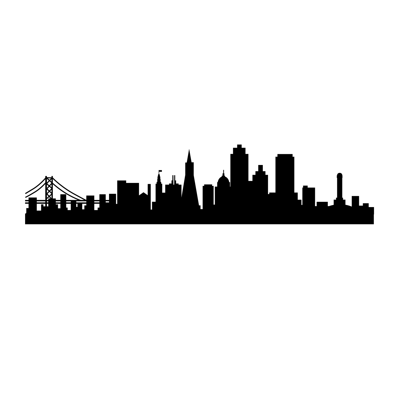 Free Seattle Skyline Outline, Download Free Clip Art, Free.