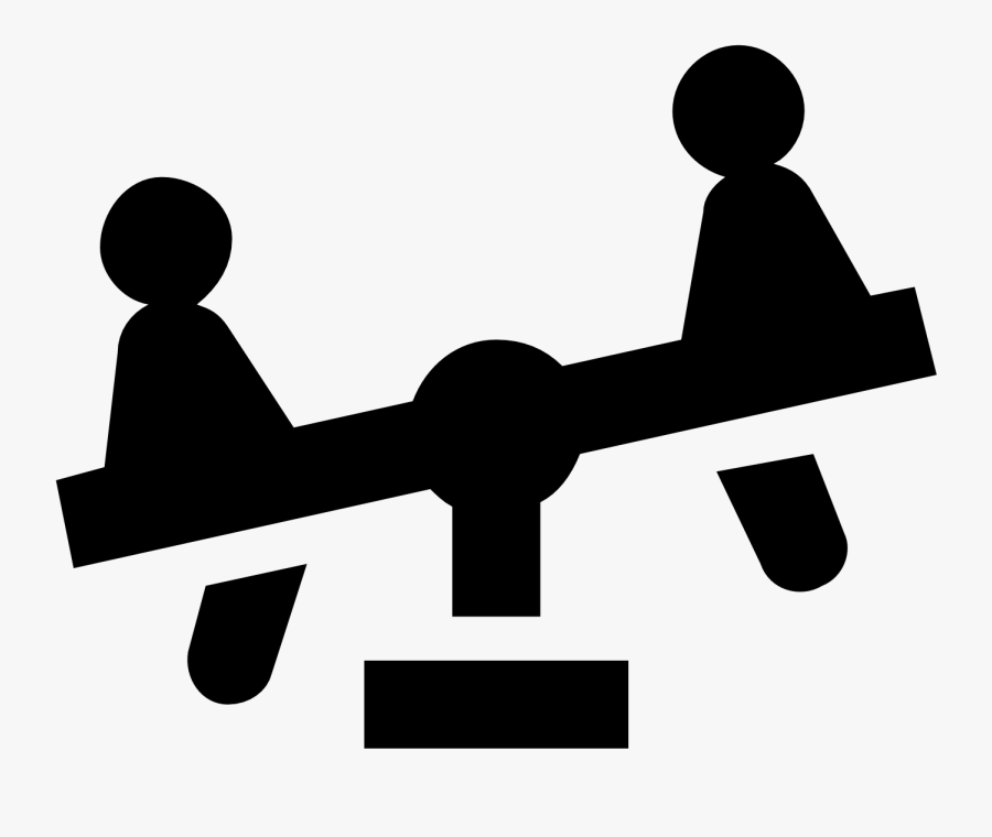 Center Of Gravity Seesaw , Free Transparent Clipart.