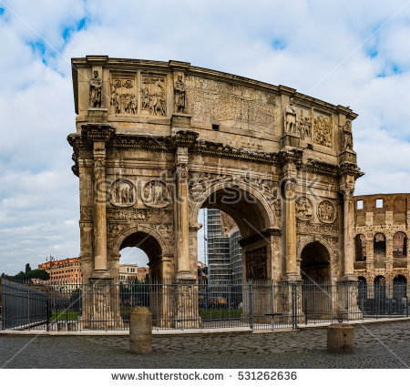 Arch Of Constantine Stock Photos, Royalty.