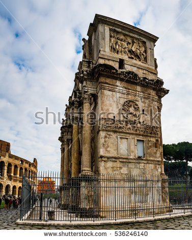 Arch Of Constantine Stock Photos, Royalty.