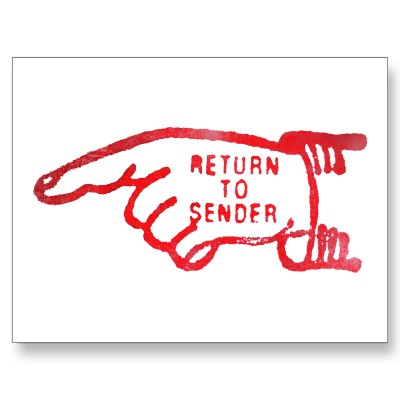 Return to sender clipart.