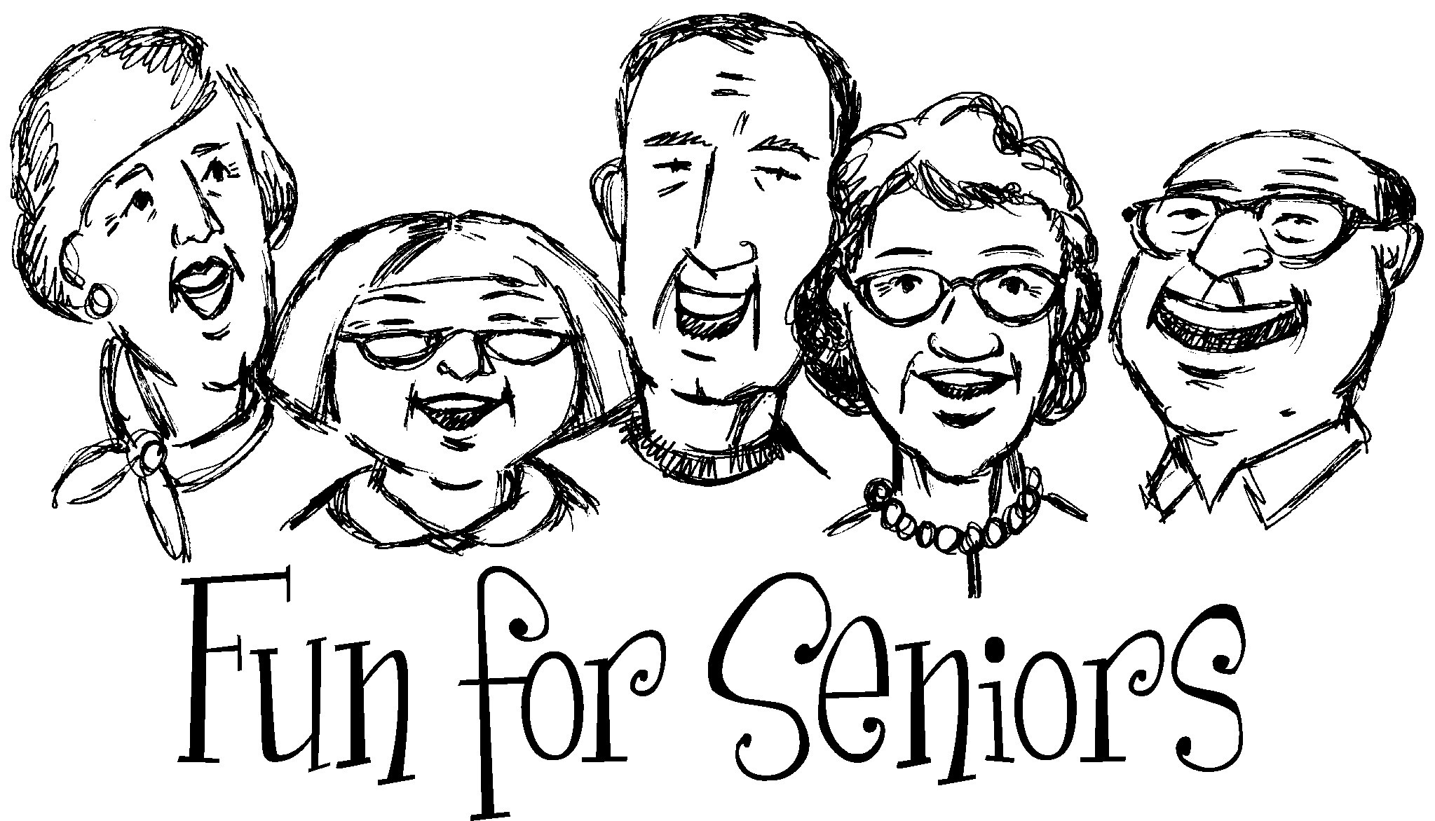 Activities For Senior Citizens Coloring Pages