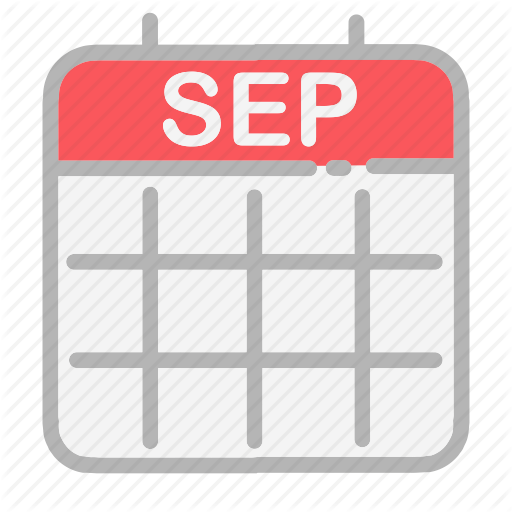 September Cartoon clipart.