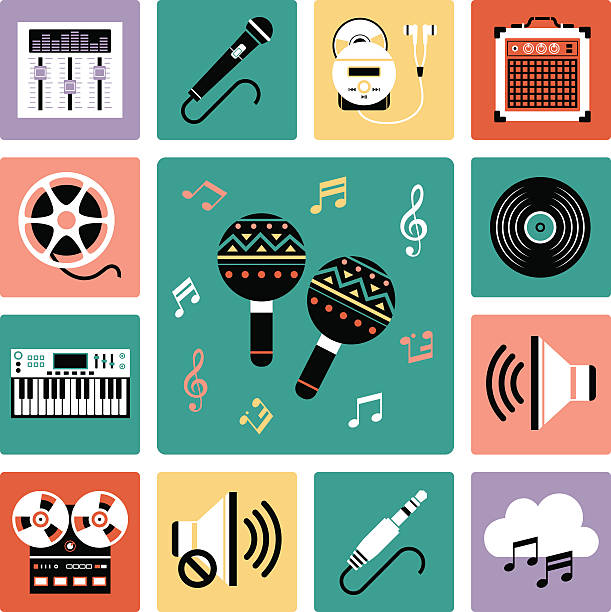 Music Sequencer Clip Art, Vector Images & Illustrations.