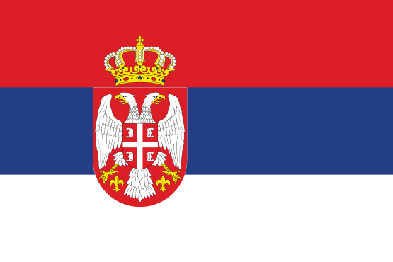 Serbia flag clipart.