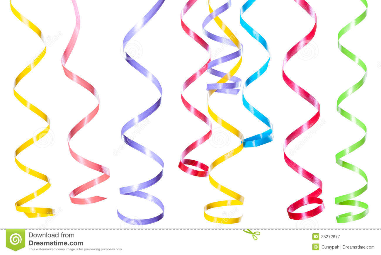 Curling Ribbon Clipart.