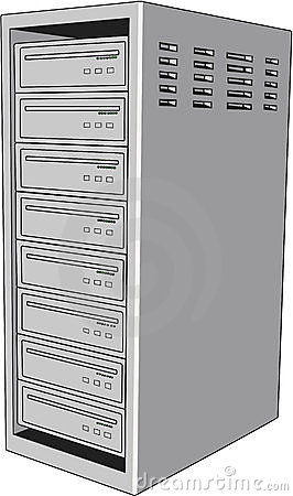 Server 2c Rack Mounted Servers Stock Illustrations.