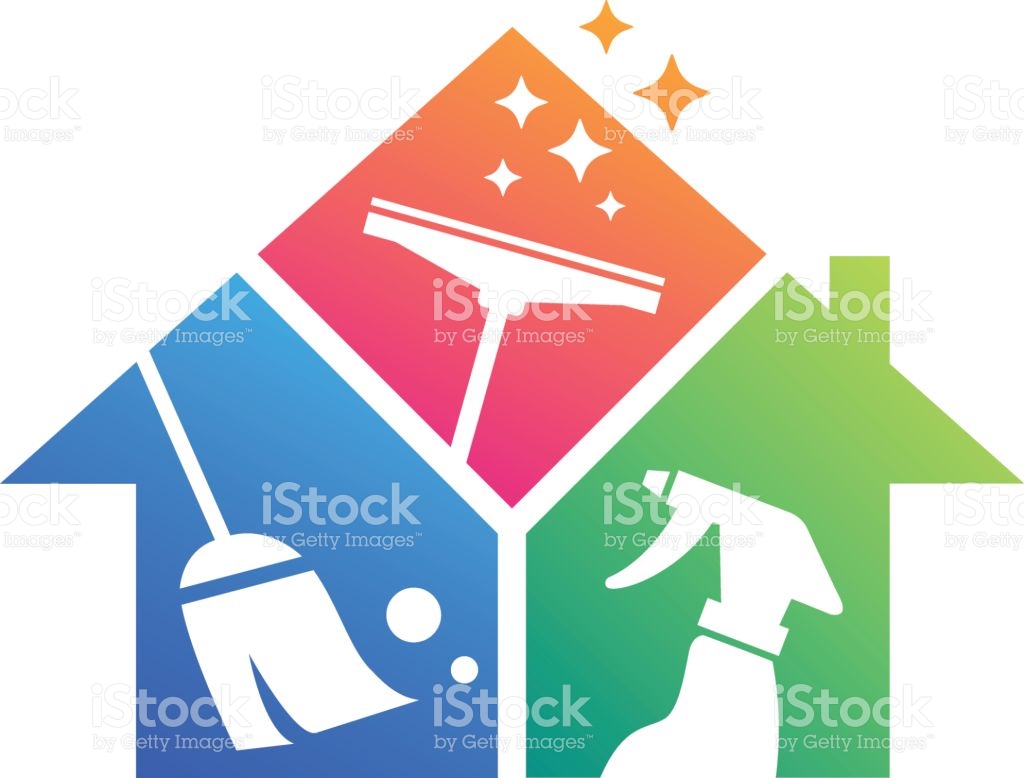 Home Cleaning Cleaning Service Building Cleaning stock vector art.