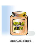 Stock Illustration of sesame seeds k1419908.