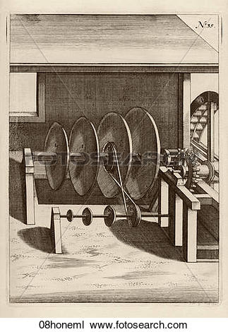 Drawing of Antique Illustration (copper engraving) of a.