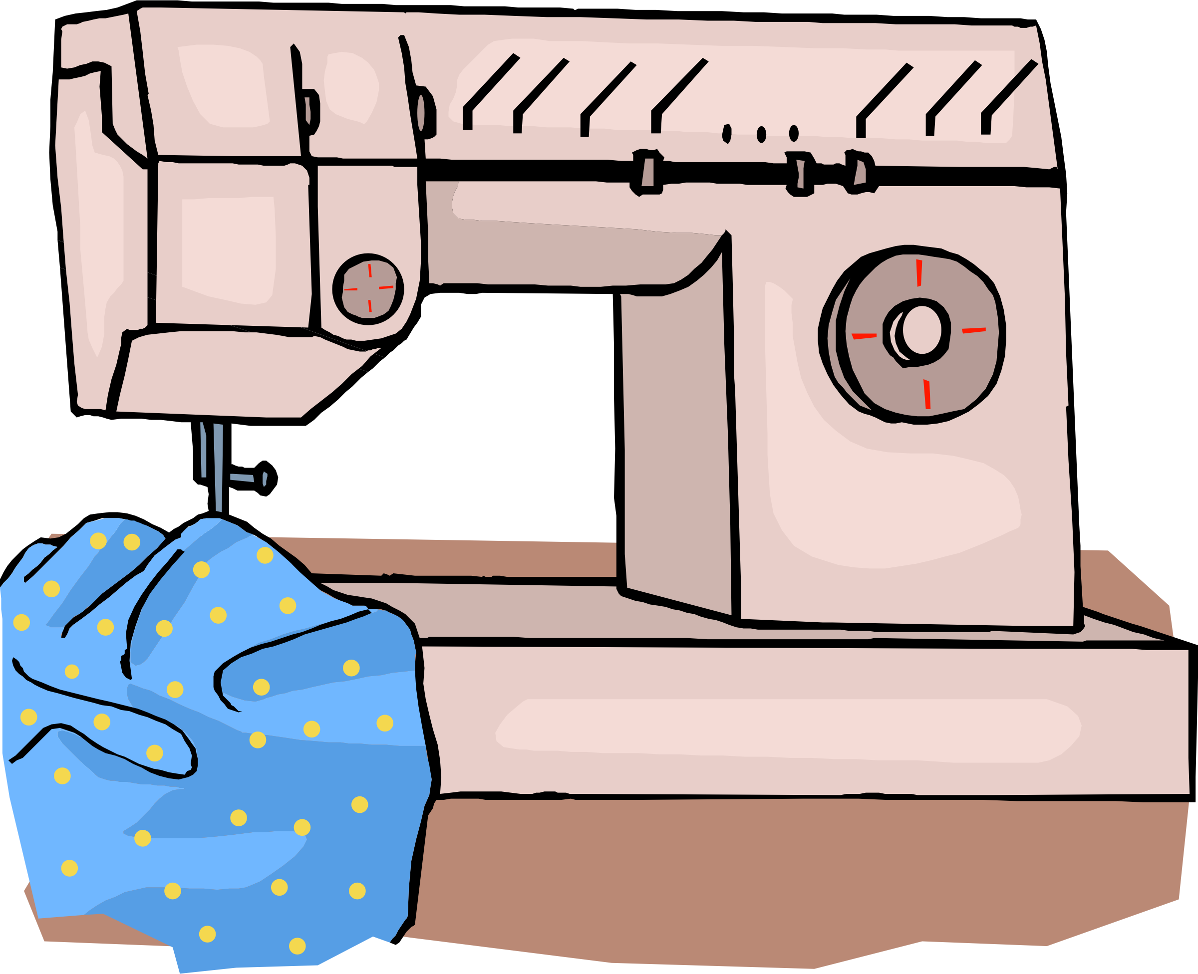 Sewing Machine Clipart.