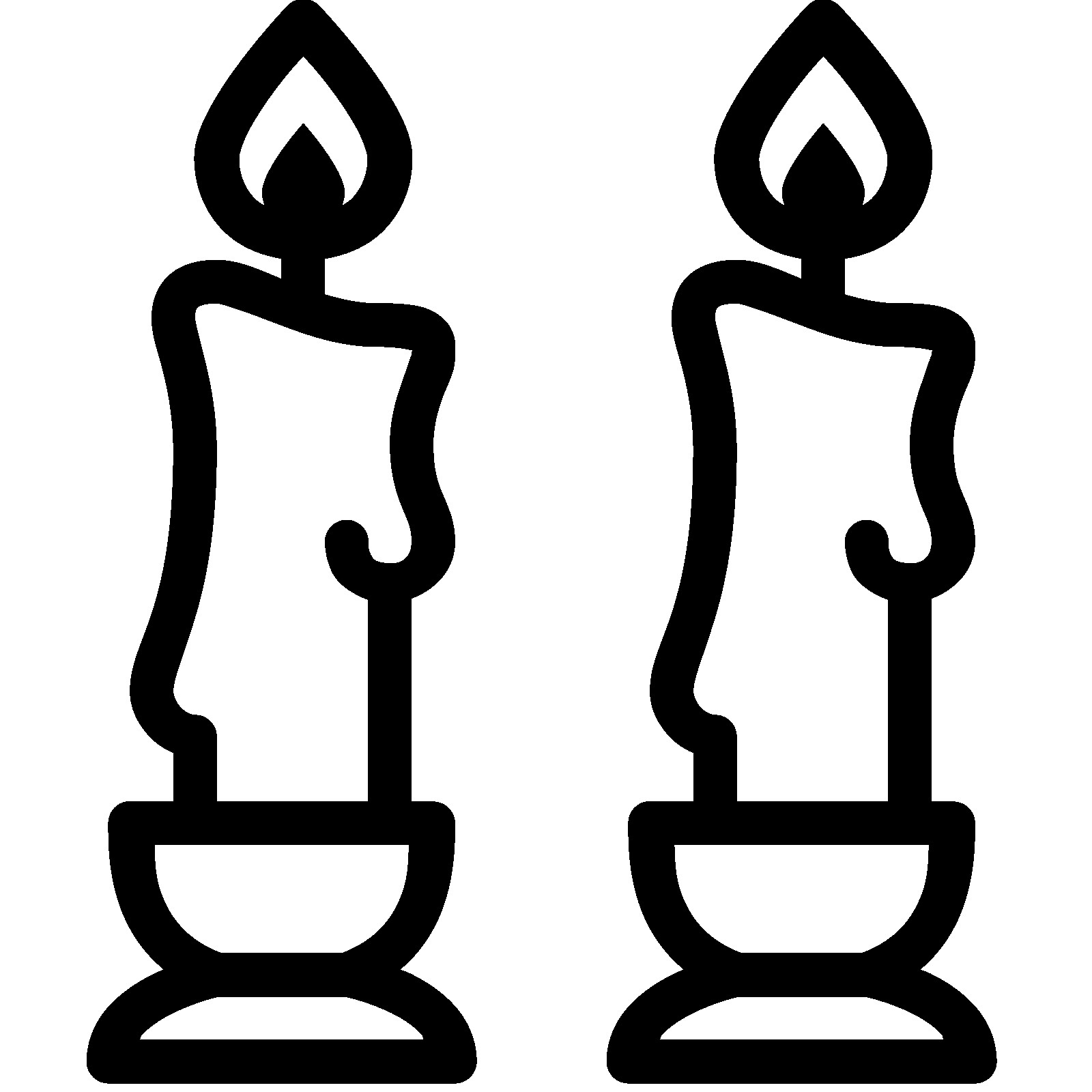 Shabbat Candles Clipart (100+ images in Collection) Page 2.