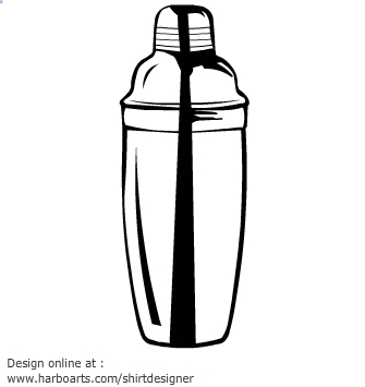 Cocktail Shaker Clipart.