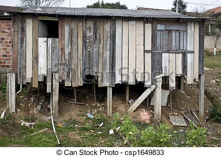 Shanty town clipart.