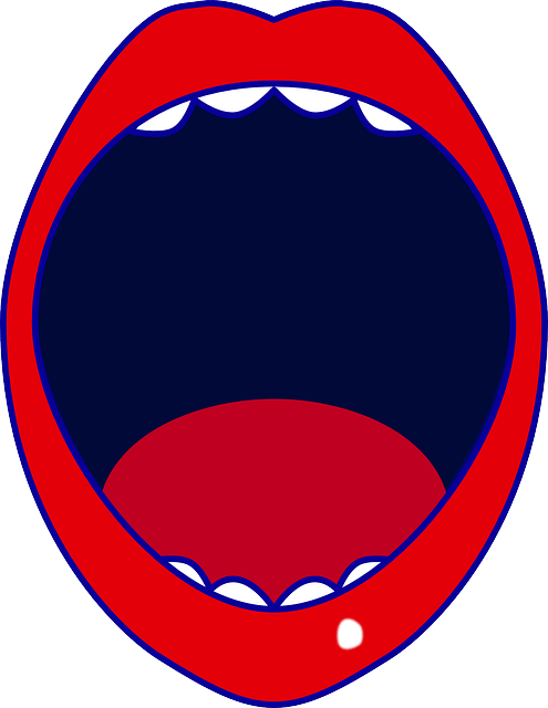 mouth open clipart clip cartoon fish english shape pronouncing wide pronounce american lips pronunciation vowels female cliparts sound drawing vowel