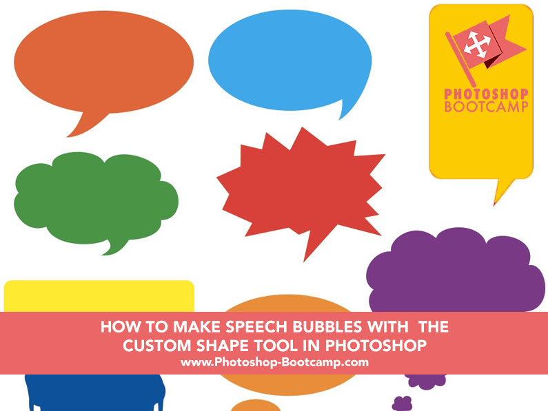 How To Make Speech Bubbles Using The Custom Shape Tool In.