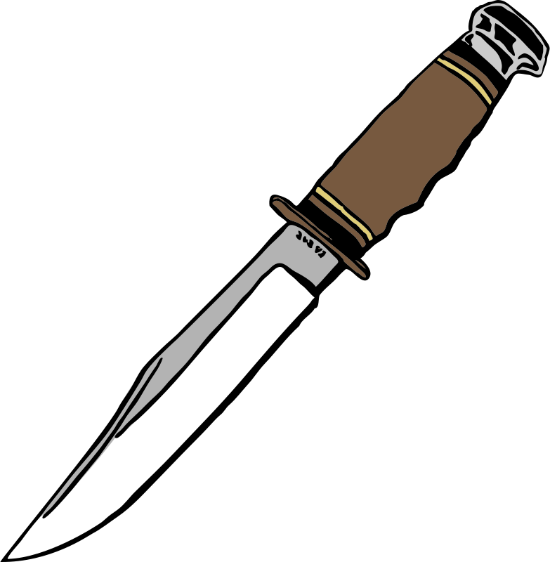 Clipart Sharp Knife.