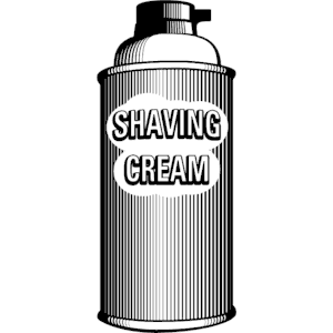 Shaving Cream Clipart.