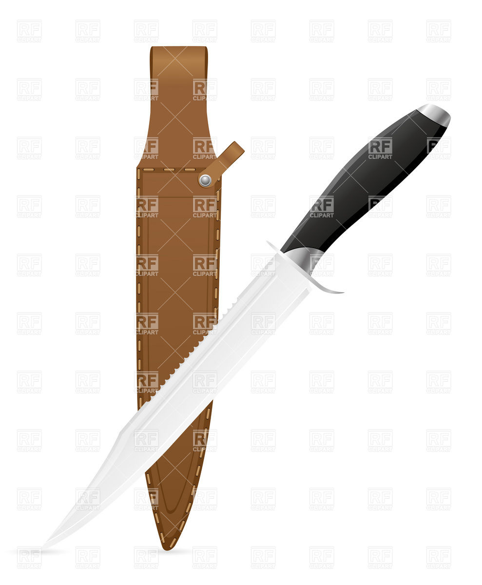Hunting Knife Clipart.