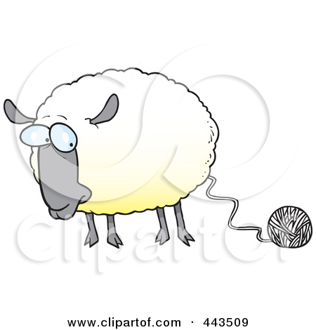 Sheep Wool Clipart.