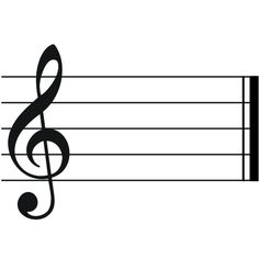 Blank Sheet Music Clipart.