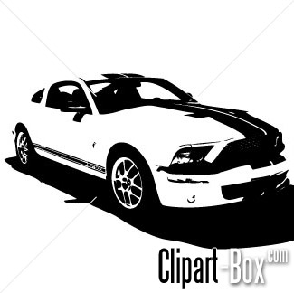Ford mustang shelby gt500 clipart hd.