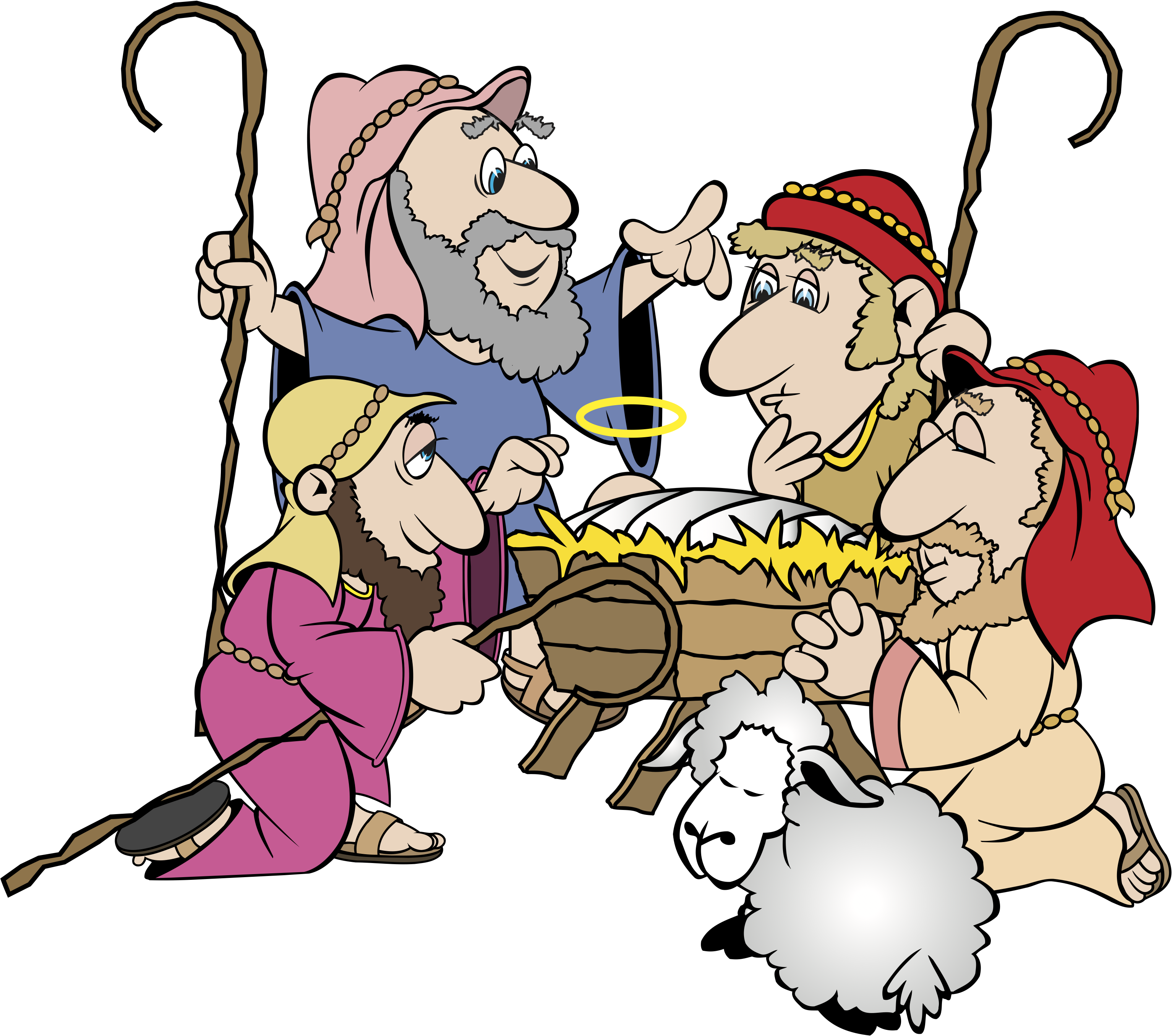 shepherds traveling to jesus christmas clipart 20 free Cliparts