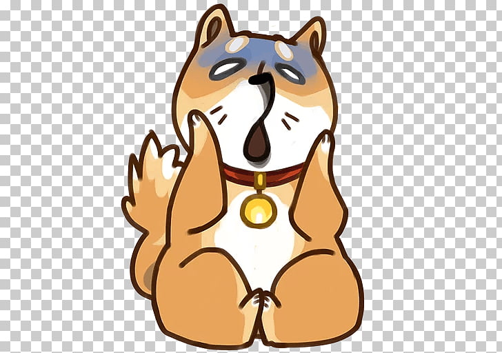 Whiskers Shiba Inu Telegram Sticker , Run Jump Doge PNG.
