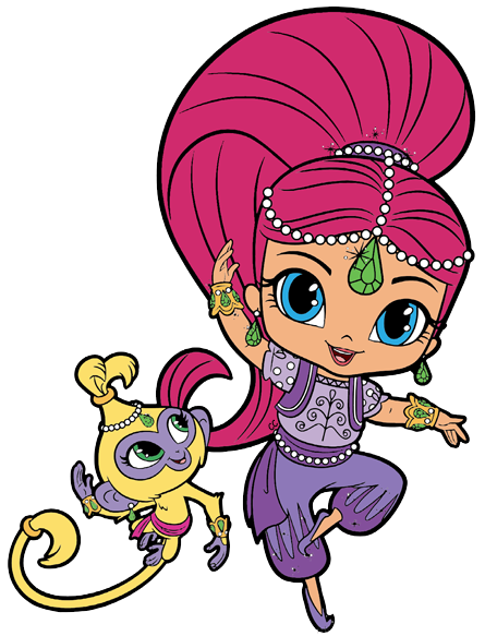 Shimmer and Shine Clipart.