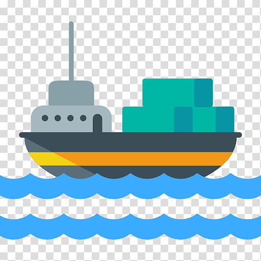 Freight transport Maritime transport Ship Icon, cargo ship.
