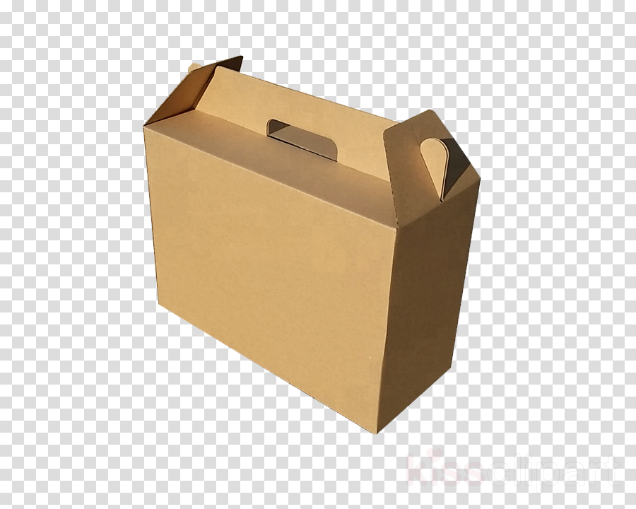 box carton shipping box yellow cardboard clipart.