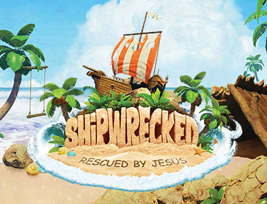 shipwrecked vbs bible discovery sign