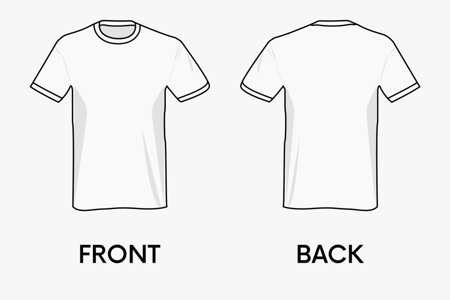 Black T Shirt Template Png.