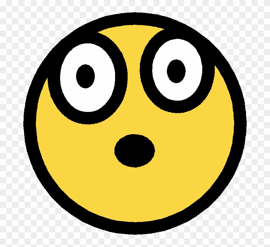 Free Shocked Smiley Face Clip Art.