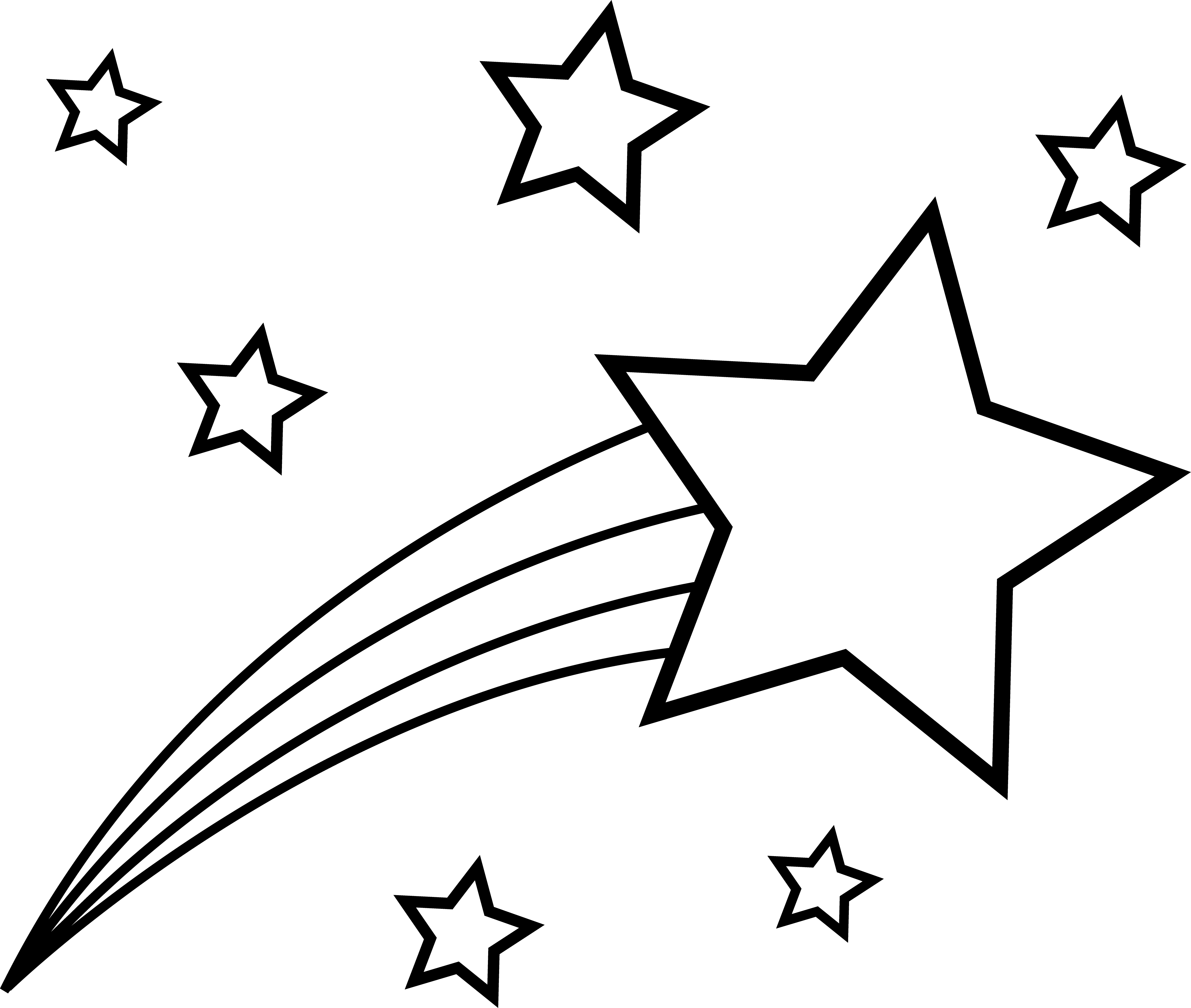 Shooting Star Clipart.