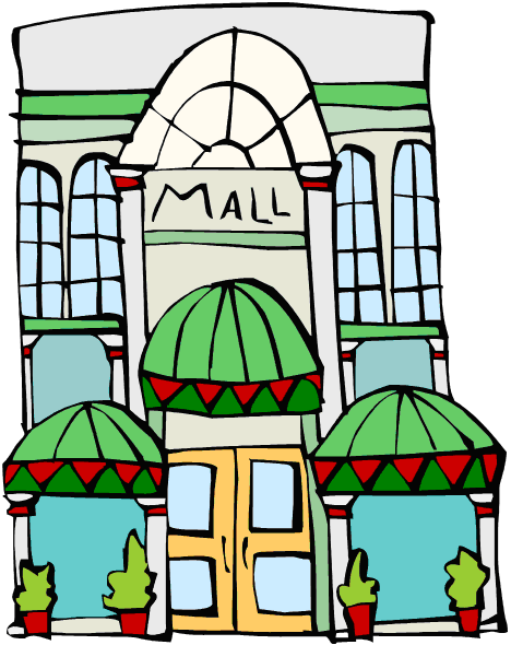 Mall Building Clipart.