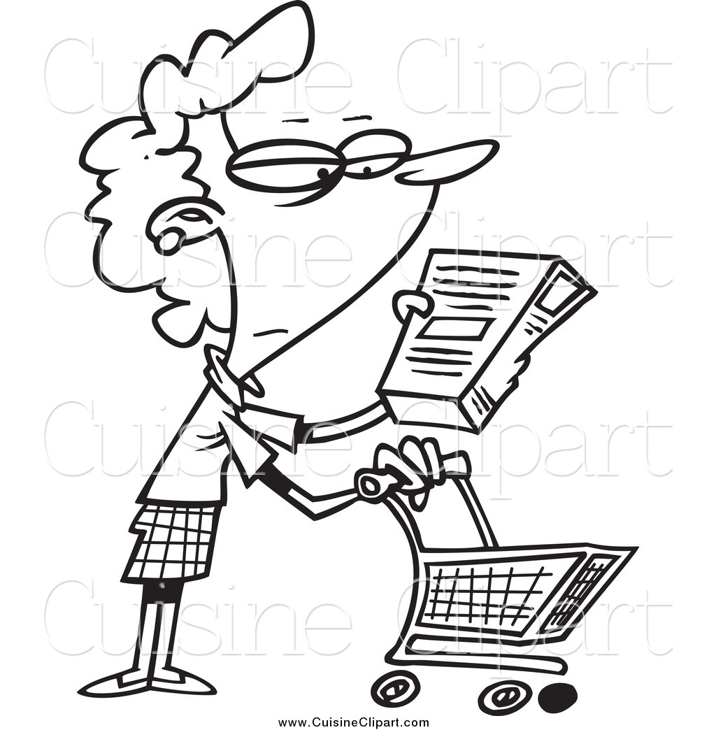 Shopping clipart black and white 6 » Clipart Station.