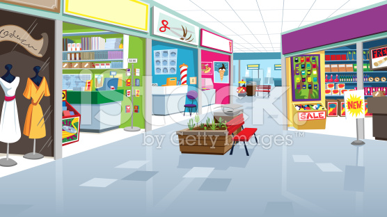 Shopping Mall Clipart Free.