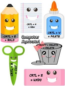 clip art computer shortcuts